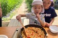 <カゴメ、ヤンマーマルシェ、タキイ種苗による【植育から始まる食育】活動>「農園の料理教室」で子ども達が自ら育てた夏野菜350gで「ラタトゥイユのリゾット」を作ってペロリ!