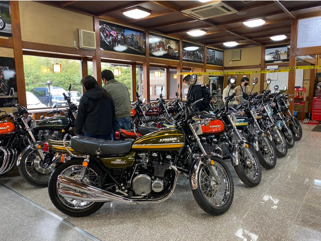 旧車 絶版バイクの専門ディーラー ウエマツ が東北進出 東北 初 の絶版バイク専門店 ウエマツ仙台店 で60台の希少車 絶版車を展示 販売中 仙台経済新聞