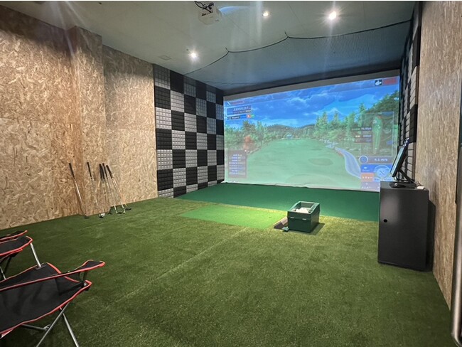 月会費のみで利用できるバーチャルゴルフ設備 月会費のみで利用できるバーチャルゴルフ設備