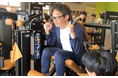 FIT-EASY犬山店に原 欣伸市長が来店! 充実のマシンやアミューズメントサービスを体験