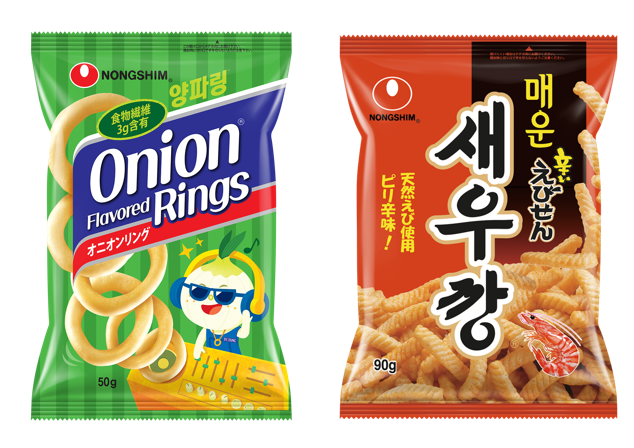 使用する韓国スナック菓子