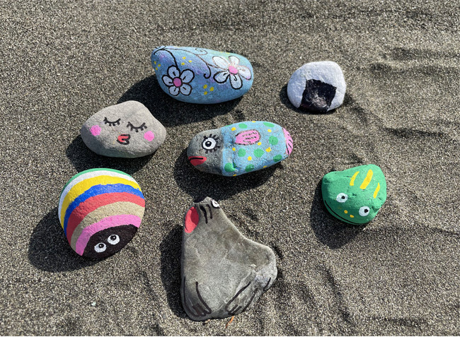 つるつる石ころアート つるつる石ころアート