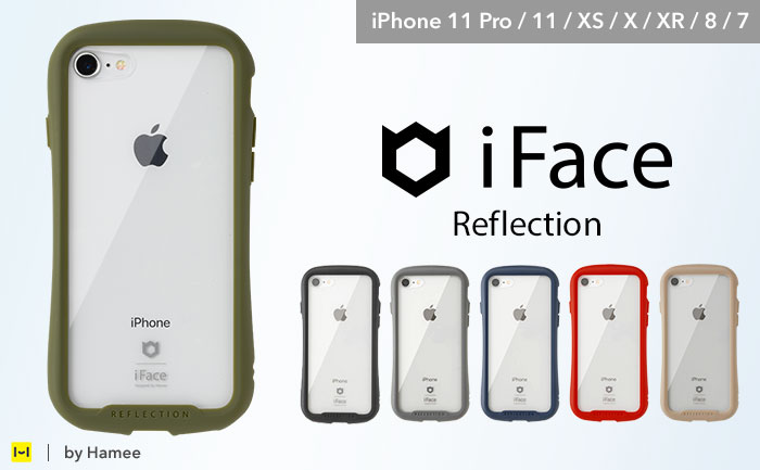 美しく頑丈 透明なifaceスマホケース Reflection リフレクション にカーキ色が新登場 Hameeのプレスリリース