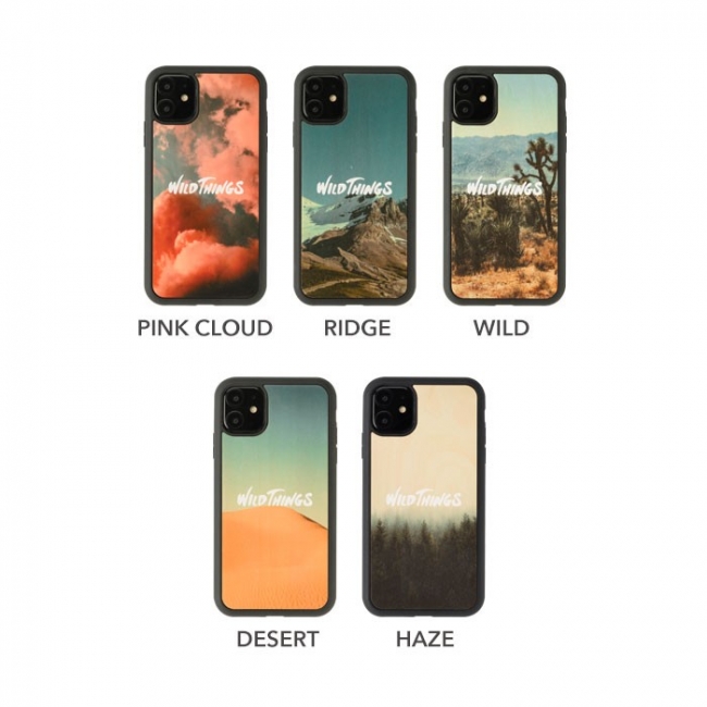 スマホアクセサリー iPhone用ケース 米国アウトドアブランド「WILD THINGS」とコラボ！天然木材を活用した 
