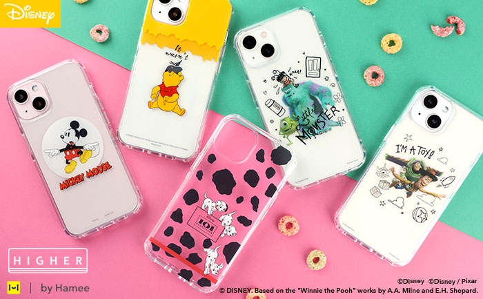 Higher から ディズニー とピクサーのキャラクターデザインケースが新登場 立体的に見えるデザインで キャラクターの新たな表情が魅力的 Hameeのプレスリリース