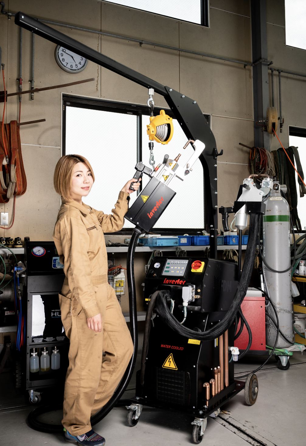 スポット溶接機 PT-10 平根電測工業 板金作業 自動車板金