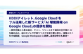 KDDIアイレット、Google Cloud をフル活用した新サービス「AI 駆動開発 on Google Cloud」の提供を開始