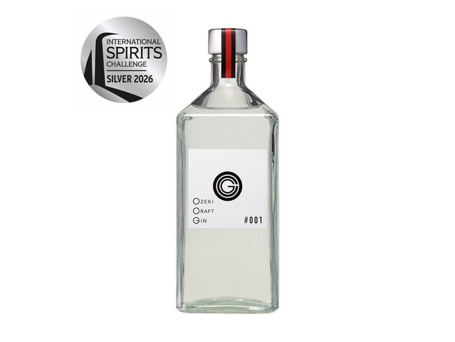 大関のクラフトジン「OZEKI CRAFT GIN #001」が世界的な酒類コンペティション「ISC2026」で銀賞を受賞