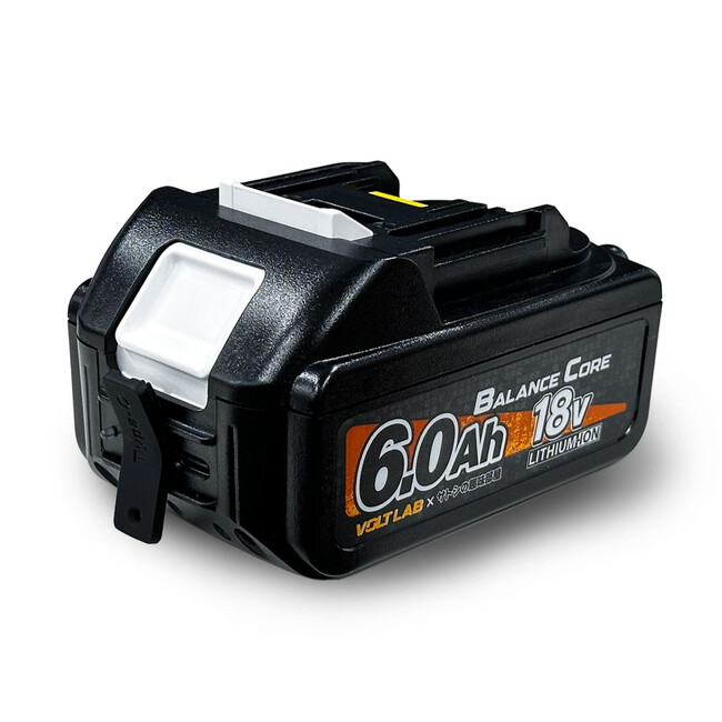 バランス充電機能搭載のマキタ互換バッテリー - 人気YouTuber「サトシの趣味部屋」監修『VOLT LAB BALANCE CORE 18V 6.0Ah』発売