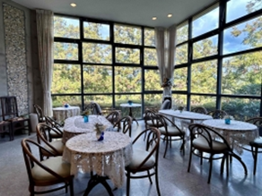 【JAF愛媛】高畠華宵大正ロマン館「カフェ・カショー」(愛媛県東温市) JAFスマートフォンアプリクーポン提示でメニュー料金10％割引！