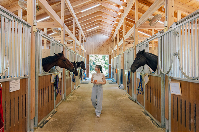 【JAF滋賀】観光養老牧場 メタセコイアと馬の森にて、引退競争馬とふれあうイベントを開催します