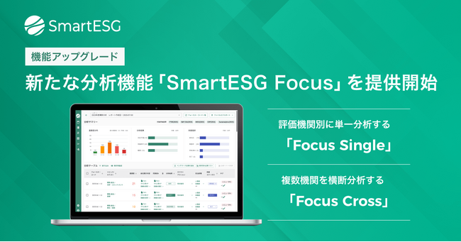 SmartESG、評価機関横断で重要課題を可視化する新たな分析機能「Focus」を提供開始