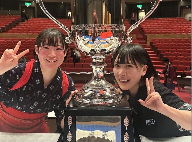 第68回わんこそば全日本大会にて「えびまよ」こと海老原まよいが優勝。10年ぶりの新記録で歴代最高記録を大幅更新し、307杯を達成！