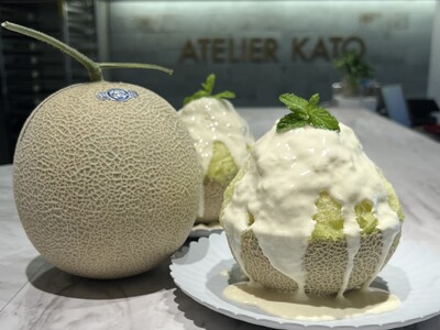 メロンケーキで話題のスイーツ店「ATELIER KATO」から待望の新メニュー「パフェ氷」が登場！
