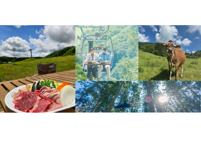 夏は牧場BBQ、秋は紅葉の空飛ぶレストラン白馬アルプスホテル、季節ごとの自然体験プランを展開