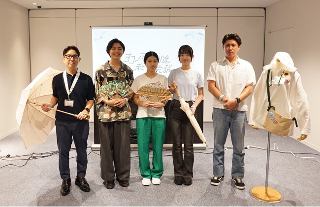 神奈川大大学生と株式会社ダイイチが共同開発「アップサイクル紙糸」を活用した暑熱対策プロダクトが完成