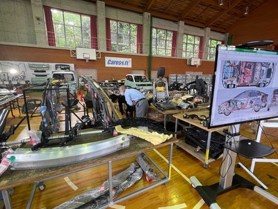 自動車ベンチマーキングソリューション「Caresoft」分解部品を手に取って確認できる展示場がオープン　岐阜県瑞浪市・三洋貿易