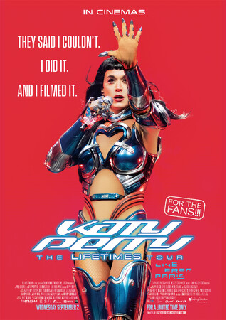 ケイティ・ペリー史上最も壮大なライブプロダクションを体験できる『Katy Perry：THE LIFETIMES TOUR - LIVE FROM PARIS』が9月2日より世界中の映画館で公開決定！