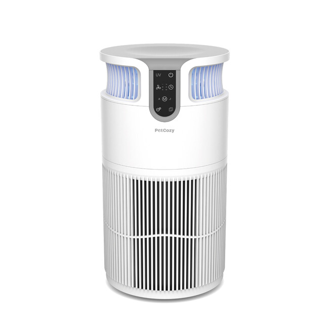 ペットと暮らす家庭向けに、最大30畳適用の集じん性能をもつ360°吸気・大型フィルターの空気清浄機を新発売。