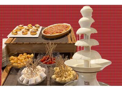 バレンタイン＆ホワイトデー2日間限定　ゆとりろ軽井沢ホテルにホワイトチョコファウンテンが登場！