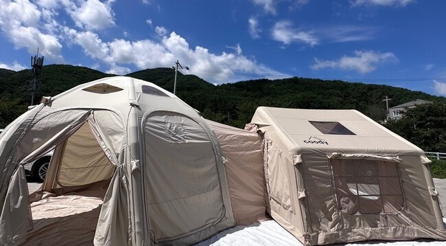 coodyエアテントAurora連結キット公式サイトにて販売開始