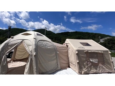 coodyエアテントAurora連結キット公式サイトにて販売開始