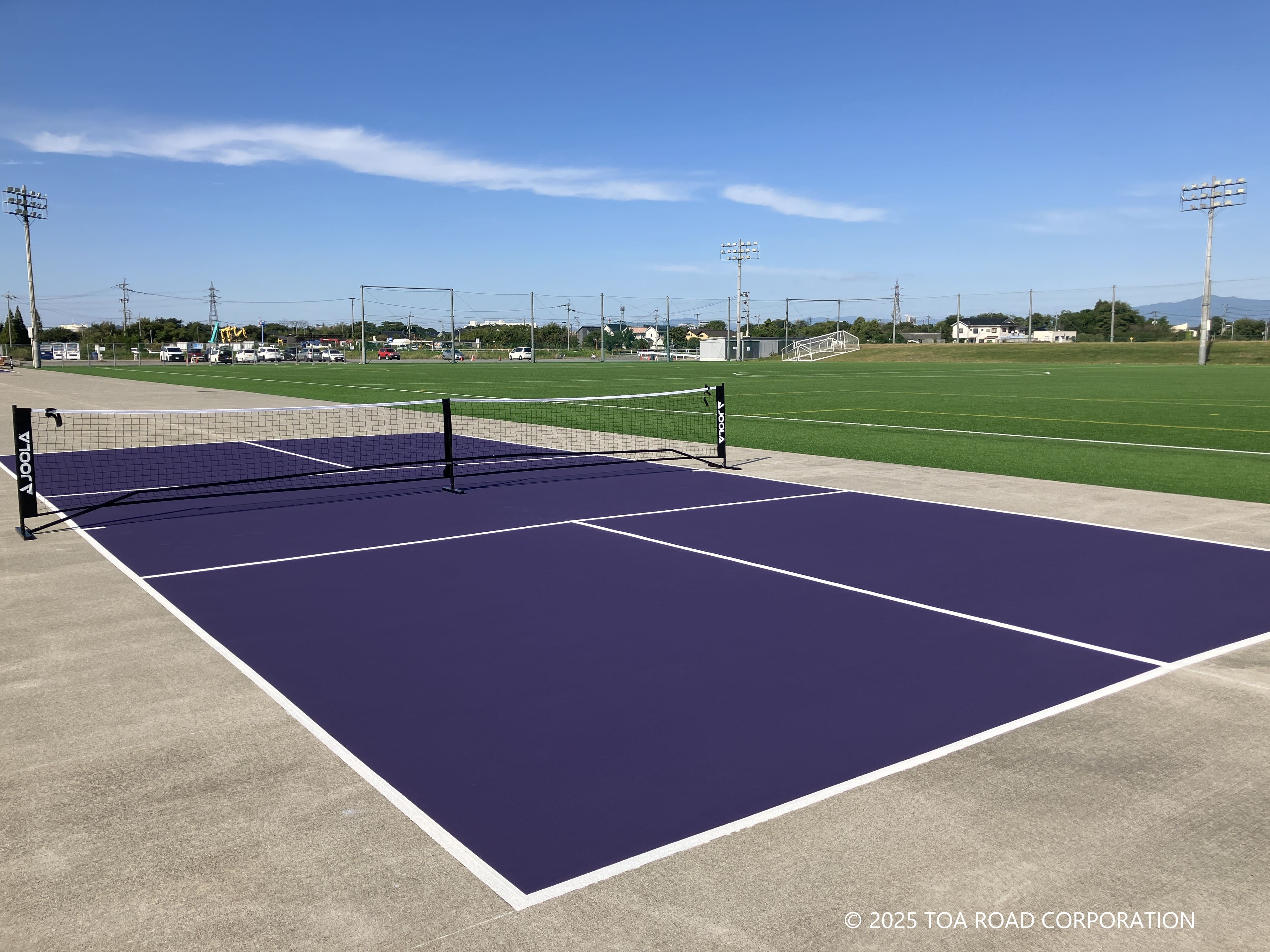 日本サッカー協会公認の熊本県フットボールセンターにピックルボール専用コートが誕生！