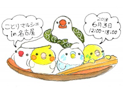 名古屋でも…書かせてください！ふろしき文鳥サイン会「ことりカフェ」主催イベントで開催♪