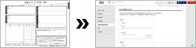 トライシクル株式会社　一般社団法人日本鉄リサイクル工業会と 金属リサイクル伝票電子版を共同開発　7月1日より運用開始