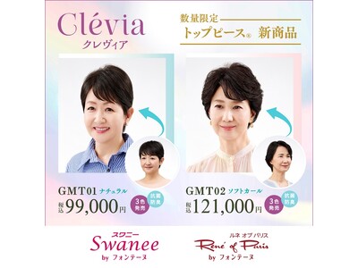 GMS展開の新ブランド「Clevia（クレヴィア）」からトップピース(R)2種を4月10日（金）発売