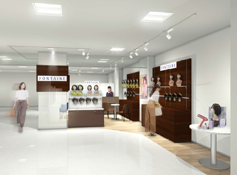 TWINKLE西沢本店に初のウィッグショップTWINKLE(トゥインクル)西沢本店　フォンテーヌコーナー3月6日（水）グランドオープン！