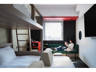 「ここ、まるで秘密基地。」──the b 浅草にロフトベッドのトリプルルーム誕生!