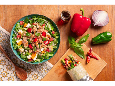 CHOPPED SALAD DAYより食欲の秋を堪能する彩り鮮やかなサラダが登場！『ガパオライスサラダ』...