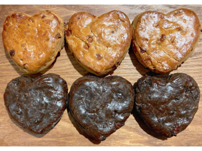 ～『つや姫の米粉スコーン』がバレンタイン仕様に～バレンタイン限定「ハートスコーン ガトーショコラ」など　R Bakerにて2/1～期間限定販売