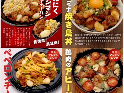 大阪王将公式通販『にんにくごろごろ直火炙り焼き鳥』新発売