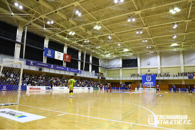 【立川アスレティックFC】パートナー企業対抗「ぐるぐるバットシュートチャレンジ」で企業交流！今季唯一の金曜試合！