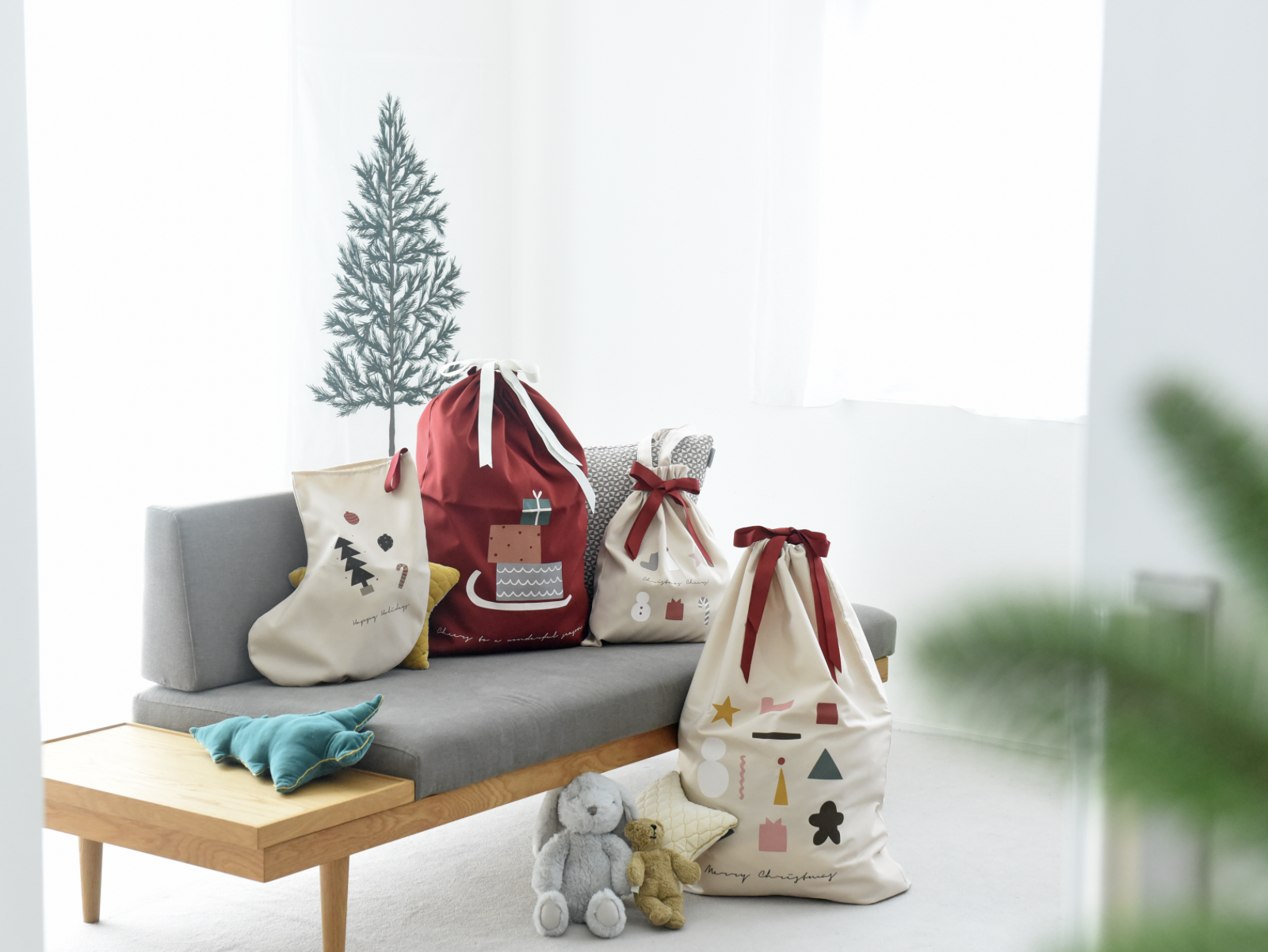 子どもたちに最高のクリスマスを！kukka ja puuからアドベントカレンダー＆サンタ袋みたいなラッピング袋が今年も登場