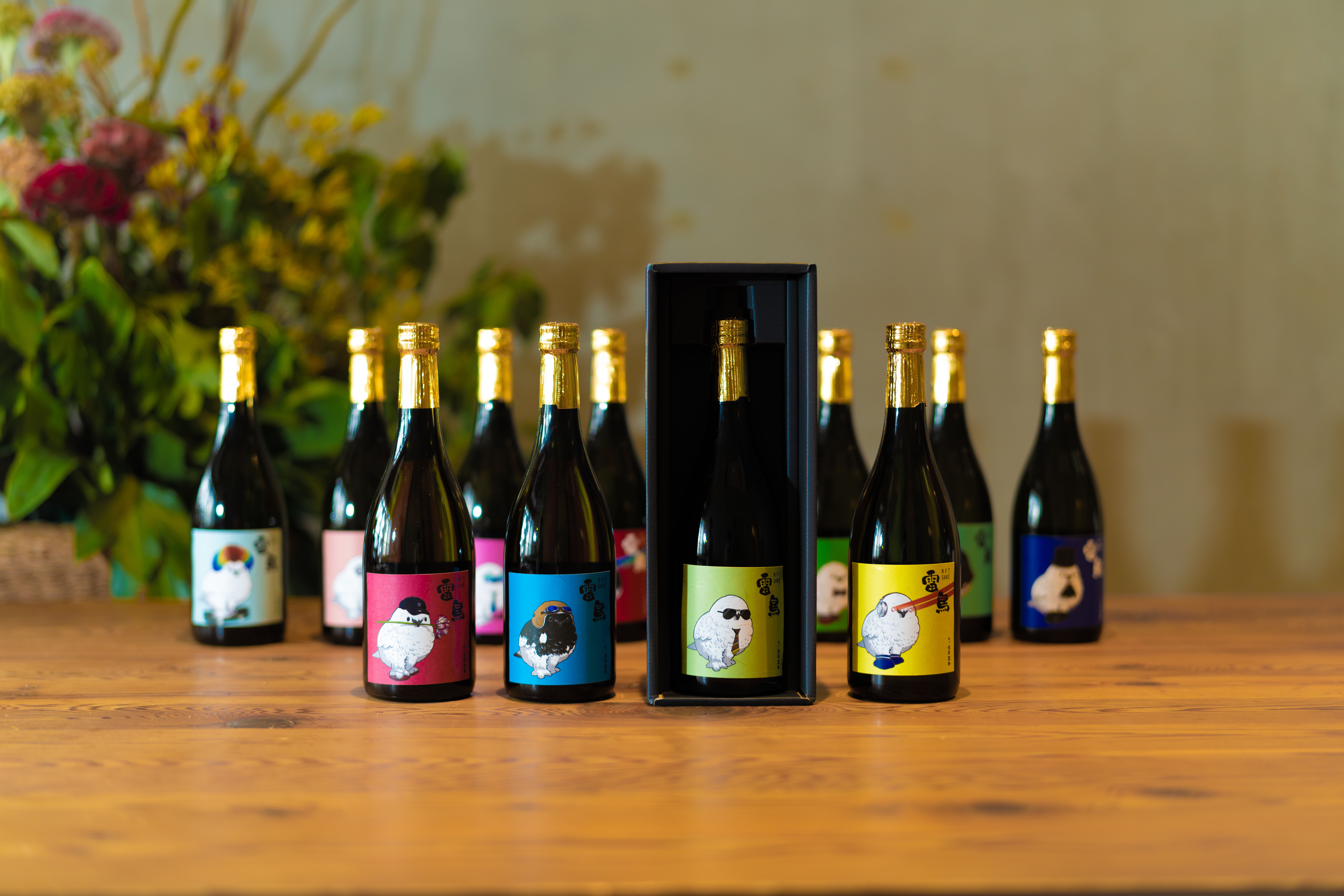 1,152本のNFT日本酒「雷鳥」が10月1日より販売開始！