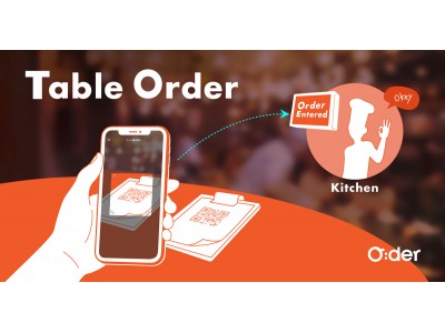 スマホから注文・決済を実現するモバイルオーダー&ペイ「O:der」に新機能を追加　～店員を呼ばずに注文から決済までを自席からスマホで完結、飲食店の省人化を実現～