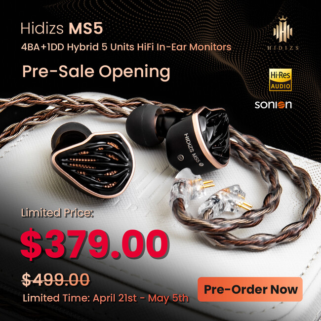 HIDIZSŐV̊IEM 4BA+1DD̃nCubh^CzuHIDIZS MS5vHidizs Offical StoreŐs\JnI