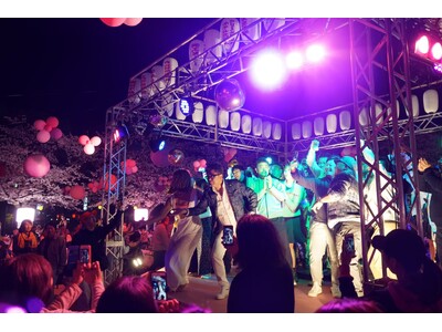 三本松公園に野外DISCO登場！音楽&久留米のグルメを楽しむお花見イベント！