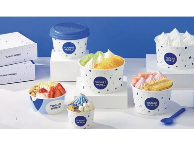 韓国で話題のヨーグルトアイス専門店「YOGURT WORLD」が大阪・梅田HEP FIVEに初上陸！3日間で1000名近くが来店