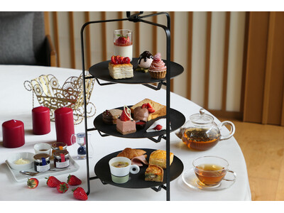 熱海パールスターホテル 静岡のいちごをたっぷりと。「静岡いちごとチョコレートのアフタヌーンティー」2023年1月12日スタート