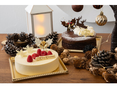 世界的パティシエ・ショコラティエ「辻口博啓シェフ」の代表作「セラヴィ」がクリスマスケーキになって登場！他4種のケーキを販売いたします
