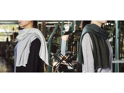 博多織最古の織元である西村織物が、最高級絹⽷の良さを生かしたシルクニット製品を開発