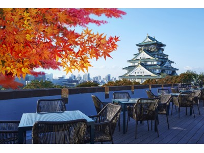 花鳥風月を楽しむ“展望カフェ”オープン　届きそうなほど近い大阪城天守閣を眼の前に新スポット登場！