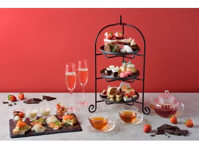 ホリデーシーズンを鮮やかに彩る冬のアフタヌーンティー「いちごとチョコレート」