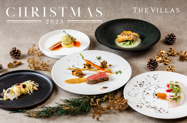 THE VILLAS NAGASAKI「RESTAURANT Azzurro Mare Terrace on the Bay」クリスマス期間限定ディナーコースご予約開始