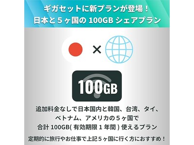 ギガセットWiFiの新プラン「海外シェアプラン」付き端末が登場!!