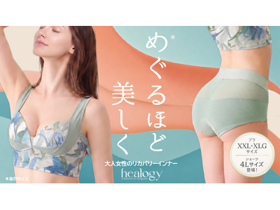 【Makuake歴代NO.1】めぐり改善×体型補整！大人女性の医療機器ブラ＆ショーツが進化